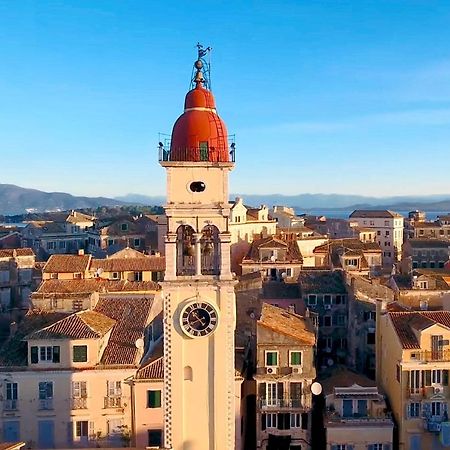Mantouki Spacious Maisonette - Roof Top View Of Corfu Port מראה חיצוני תמונה