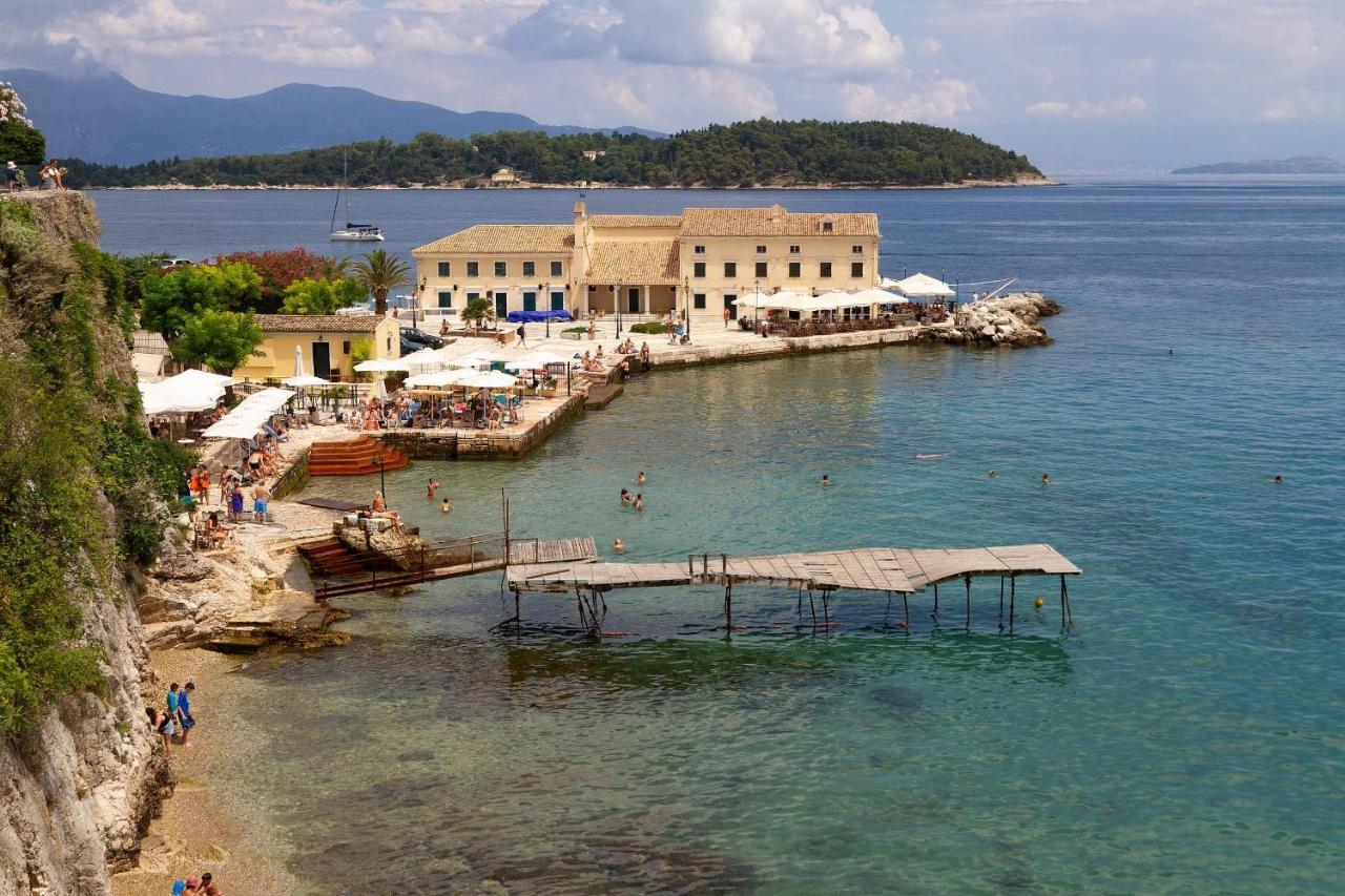 Mantouki Spacious Maisonette - Roof Top View Of Corfu Port מראה חיצוני תמונה
