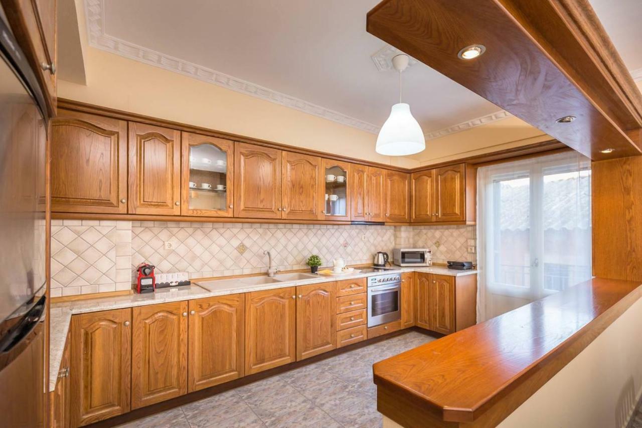 Mantouki Spacious Maisonette - Roof Top View Of Corfu Port מראה חיצוני תמונה